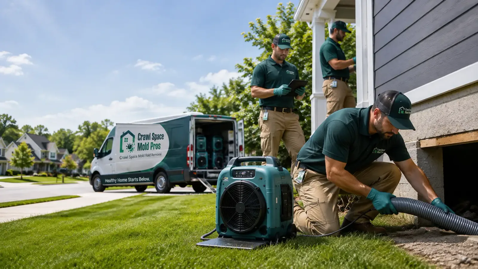 Crawl Space Mold Removal in Havelock, IA